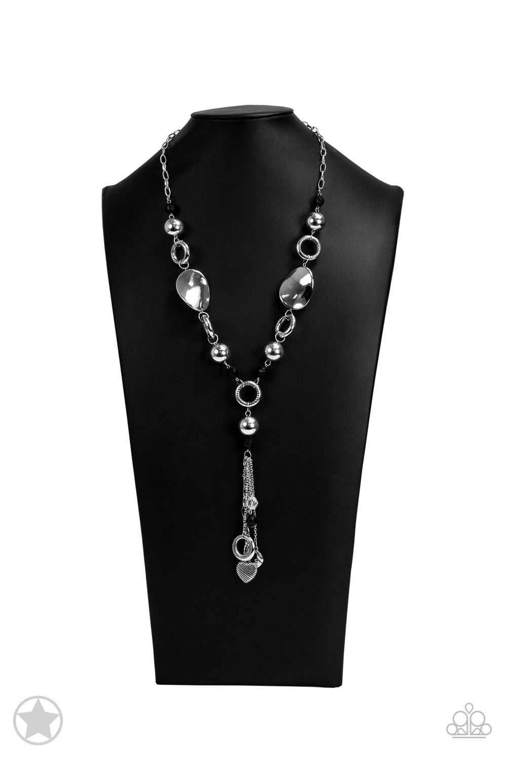 Paparazzi Total Eclipse Of The Heart - Moon Charm Blockbuster Necklace