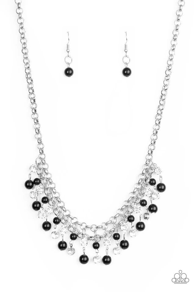 You May Kiss The Bride - Black Necklace