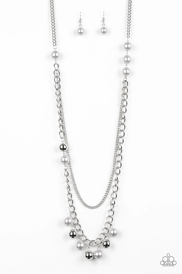 Modern Musical - Silver Necklace