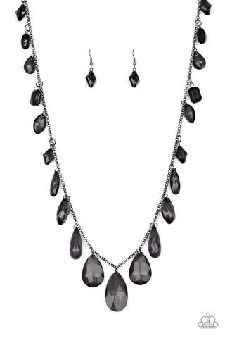 Glow and Steady Wins the Race - Black Necklace