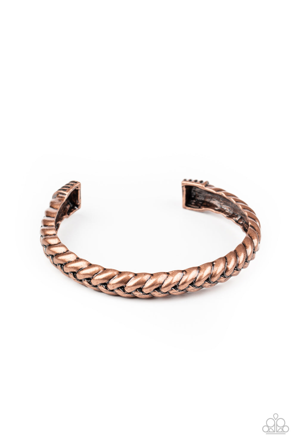 Paparazzi Tough as Nails - Copper Urban Bracelet 