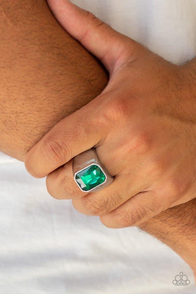 Scholar - Green Men’s Ring