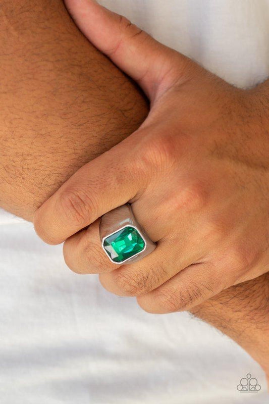 Scholar - Green Men’s Ring