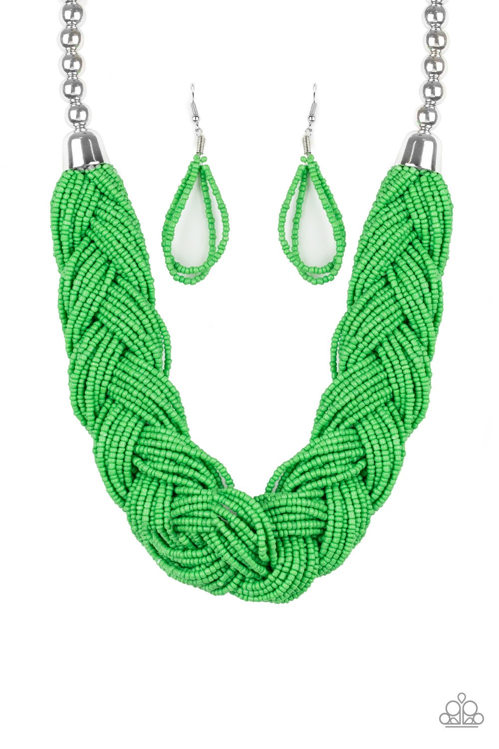 Paparazzi The Great Outback - green necklace