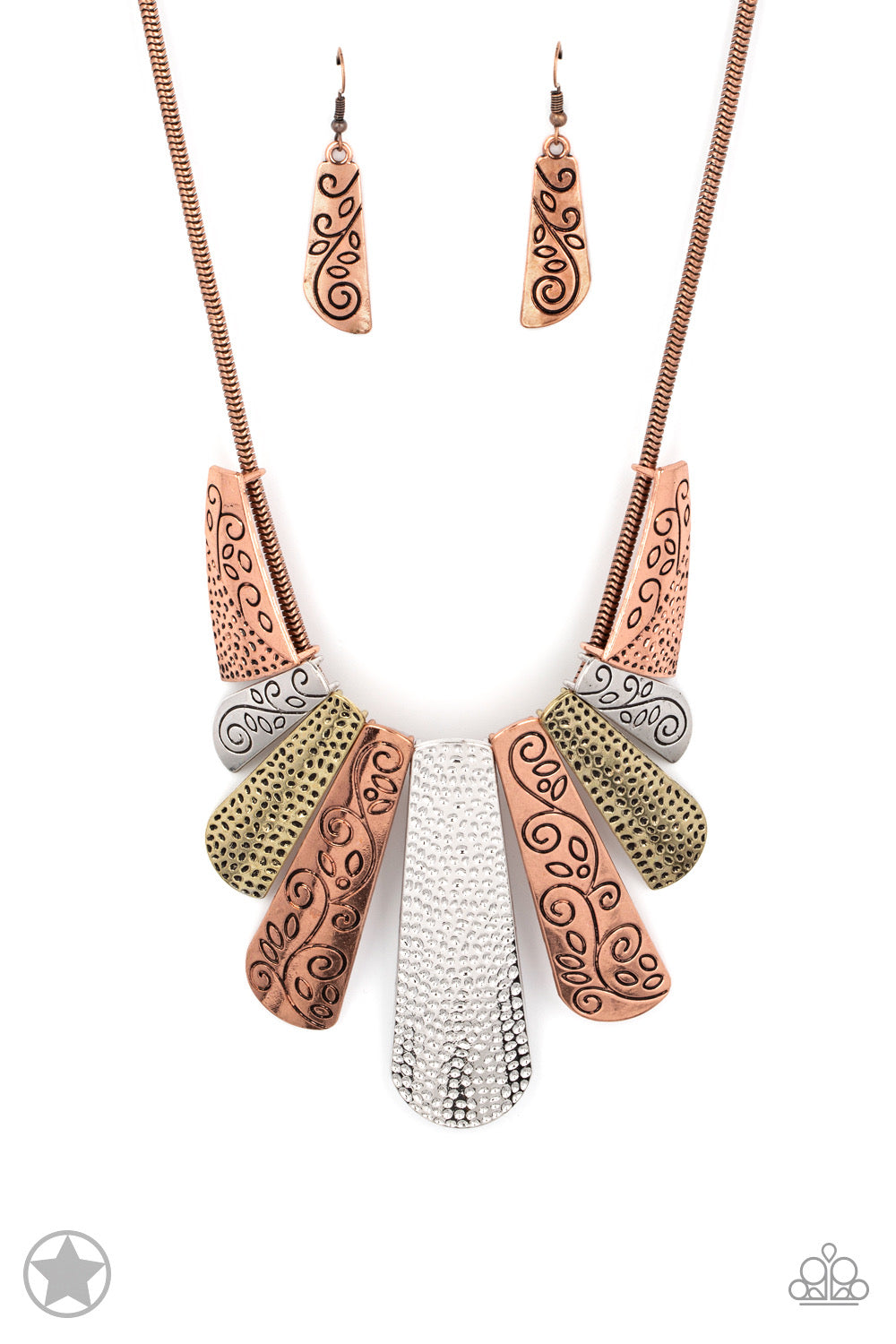 Untamed - Copper Blockbuster Necklace