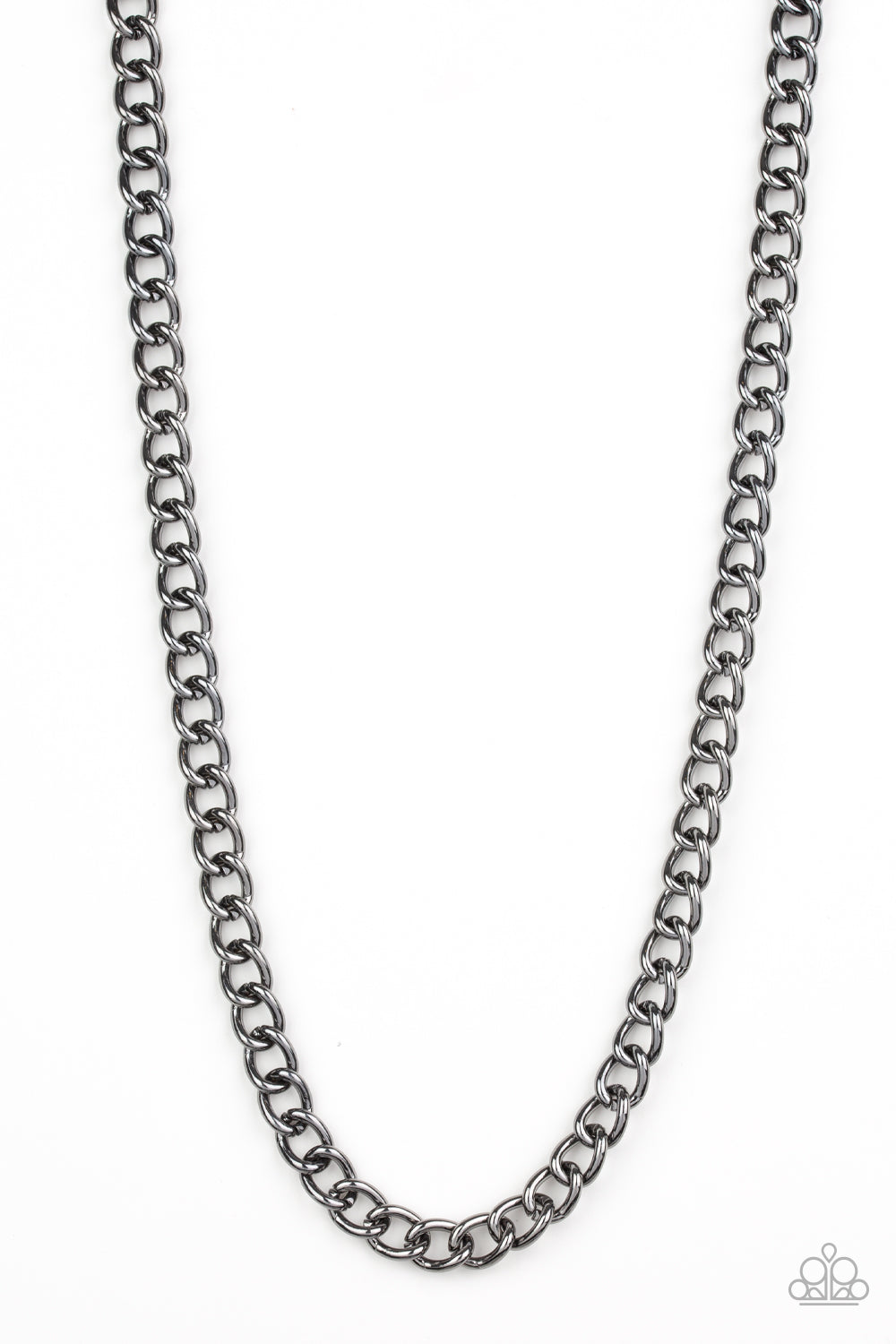 Paparazzi Full Court - Black Urban Necklace 