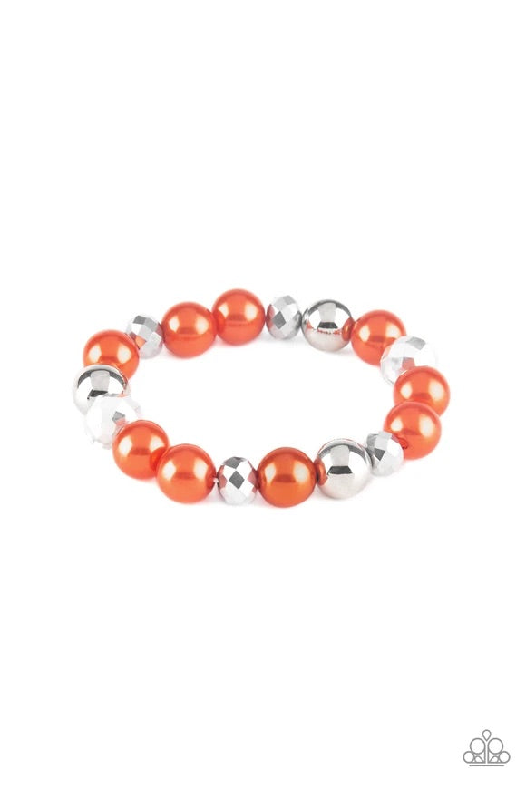 Paparazzi Very VIP - Orange Bracelet 