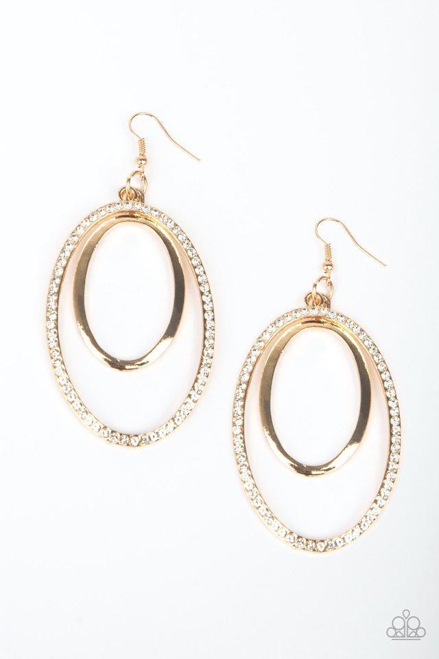 Paparazzi Wrapped in Wealth - Gold Earrings