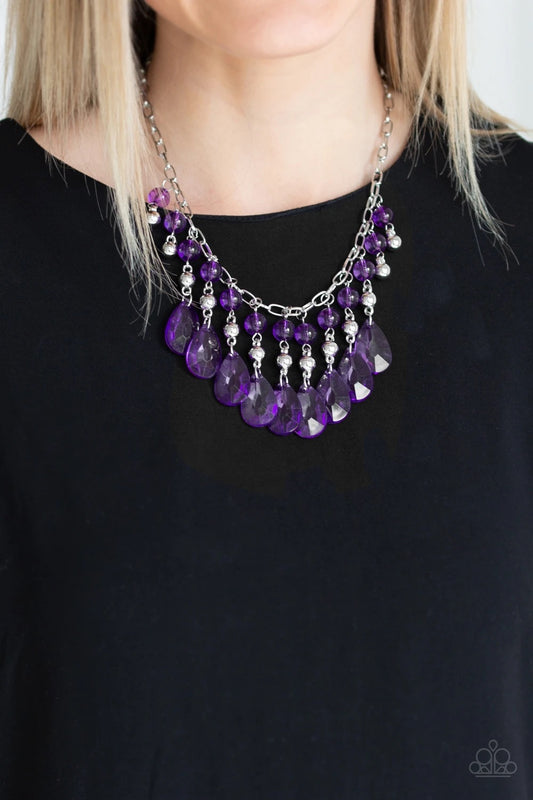 Beauty School Drop Out - Purple Necklace