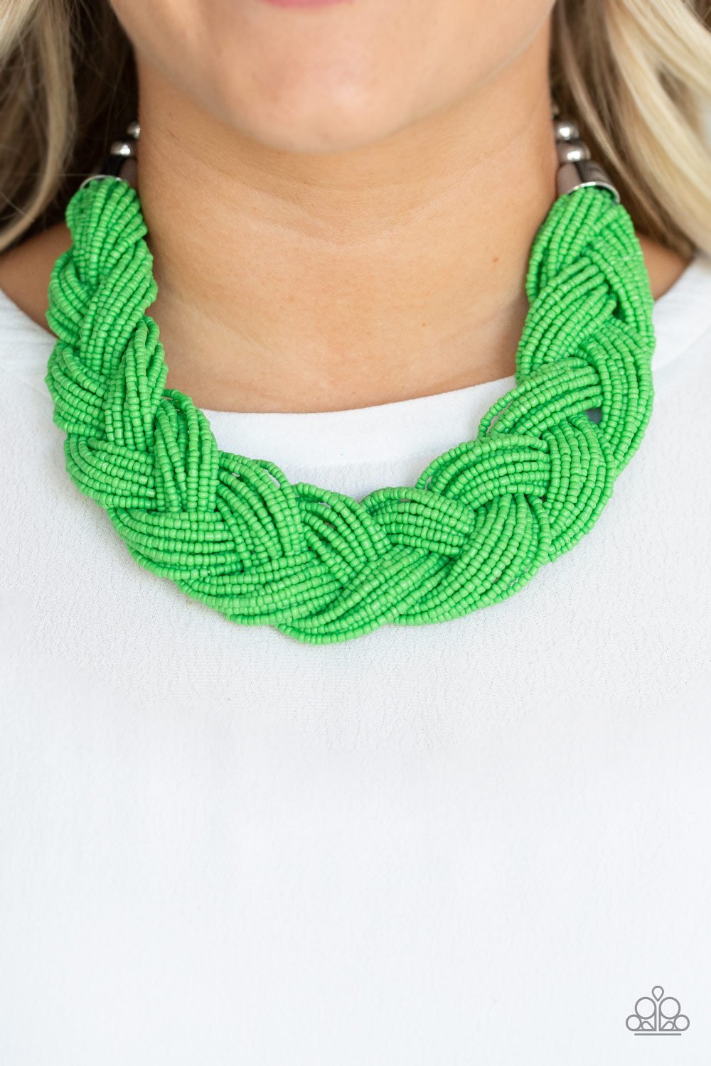 Paparazzi The Great Outback - green necklace