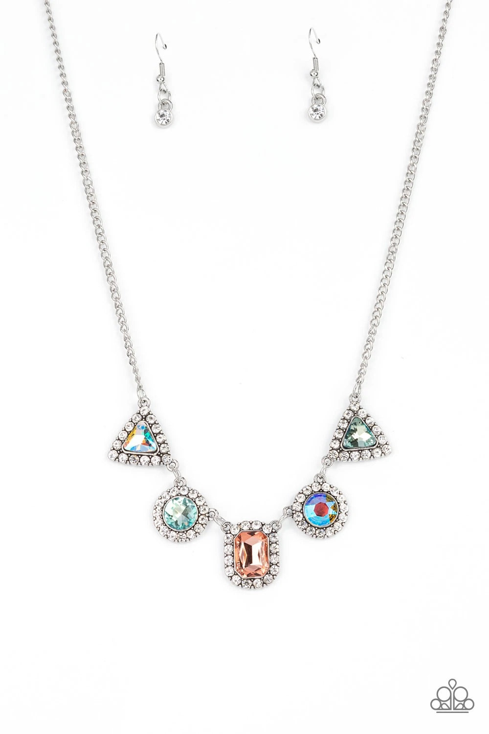 Paparazzi Posh Party Avenue - Multi Necklace - Life of the Party Exclusive January 2022