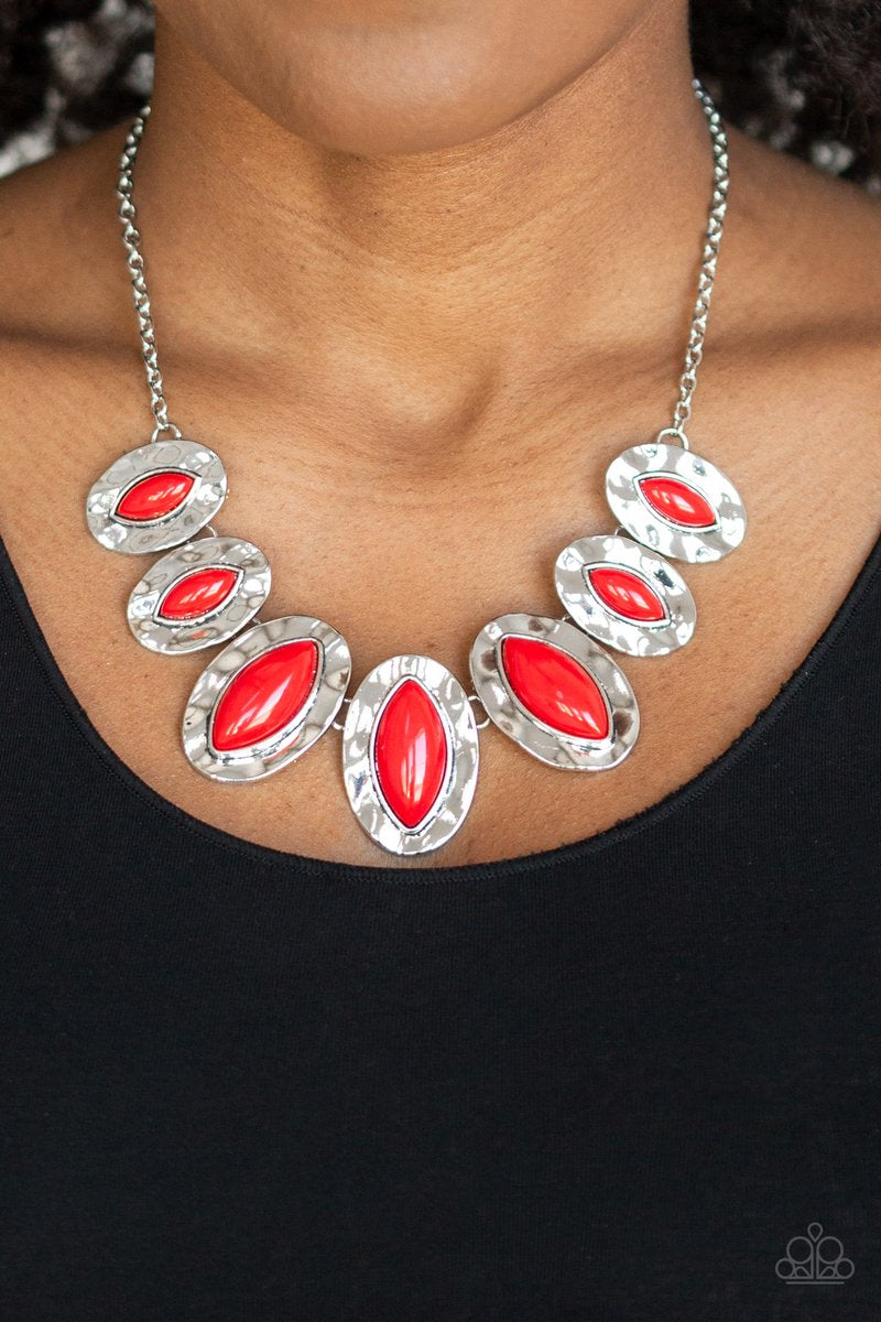 Paparazzi Terra Color - Red Necklace