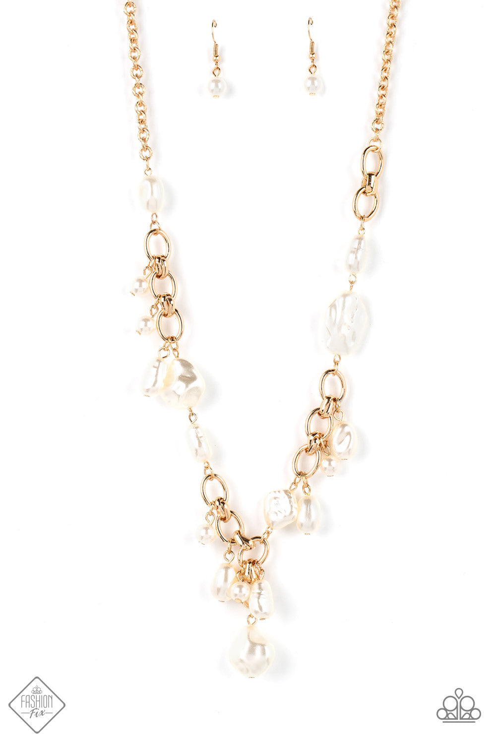 Paparazzi Nautical Nouveau - Gold Necklace 