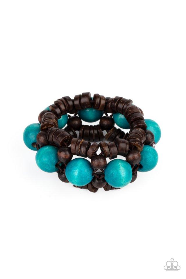 Paparazzi Tropical Temptations - Blue Bracelet 