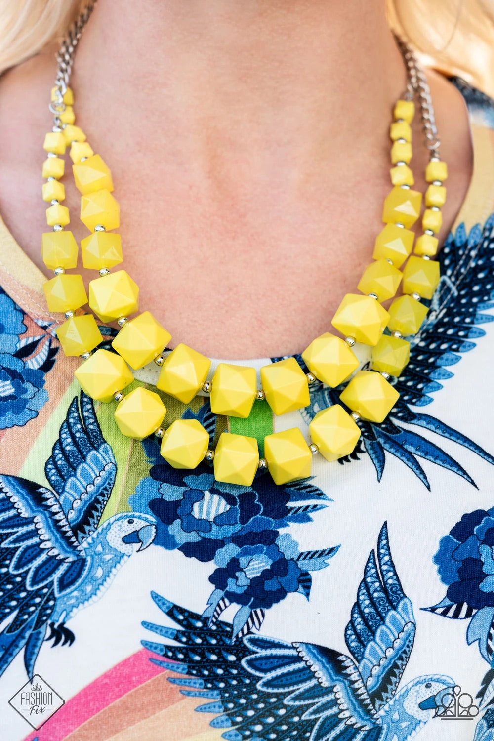 Paparazzi Summer Excursion - Yellow Necklace 