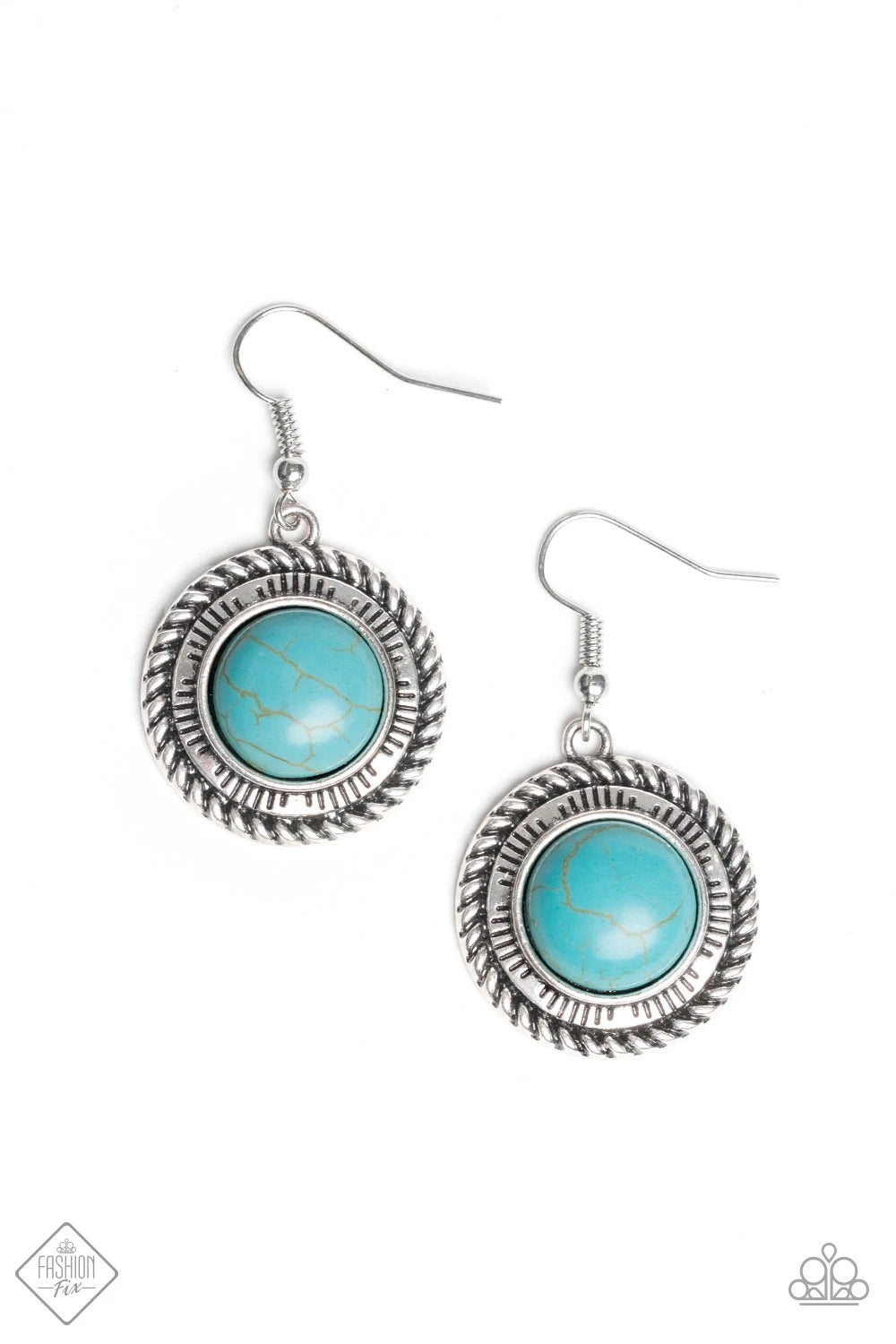 Paparazzi Natural-Born Nomad - Blue Earrings 