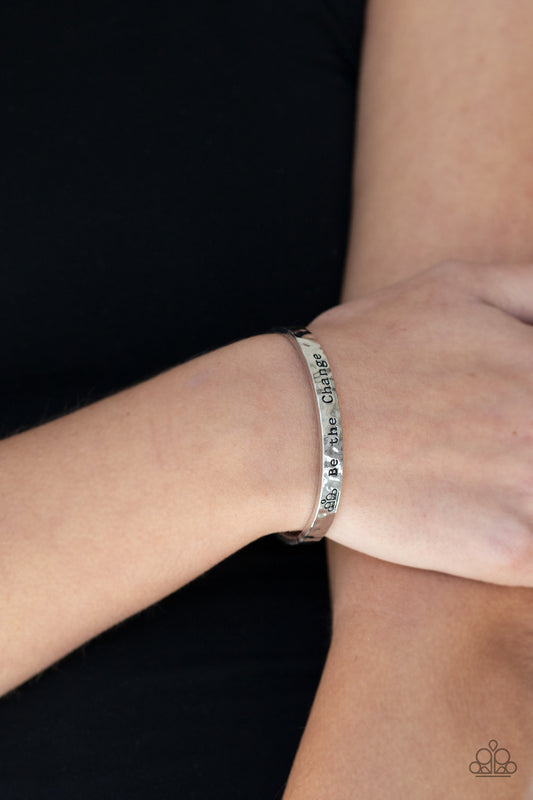 Paparazzi Be The Change - Silver Bracelet