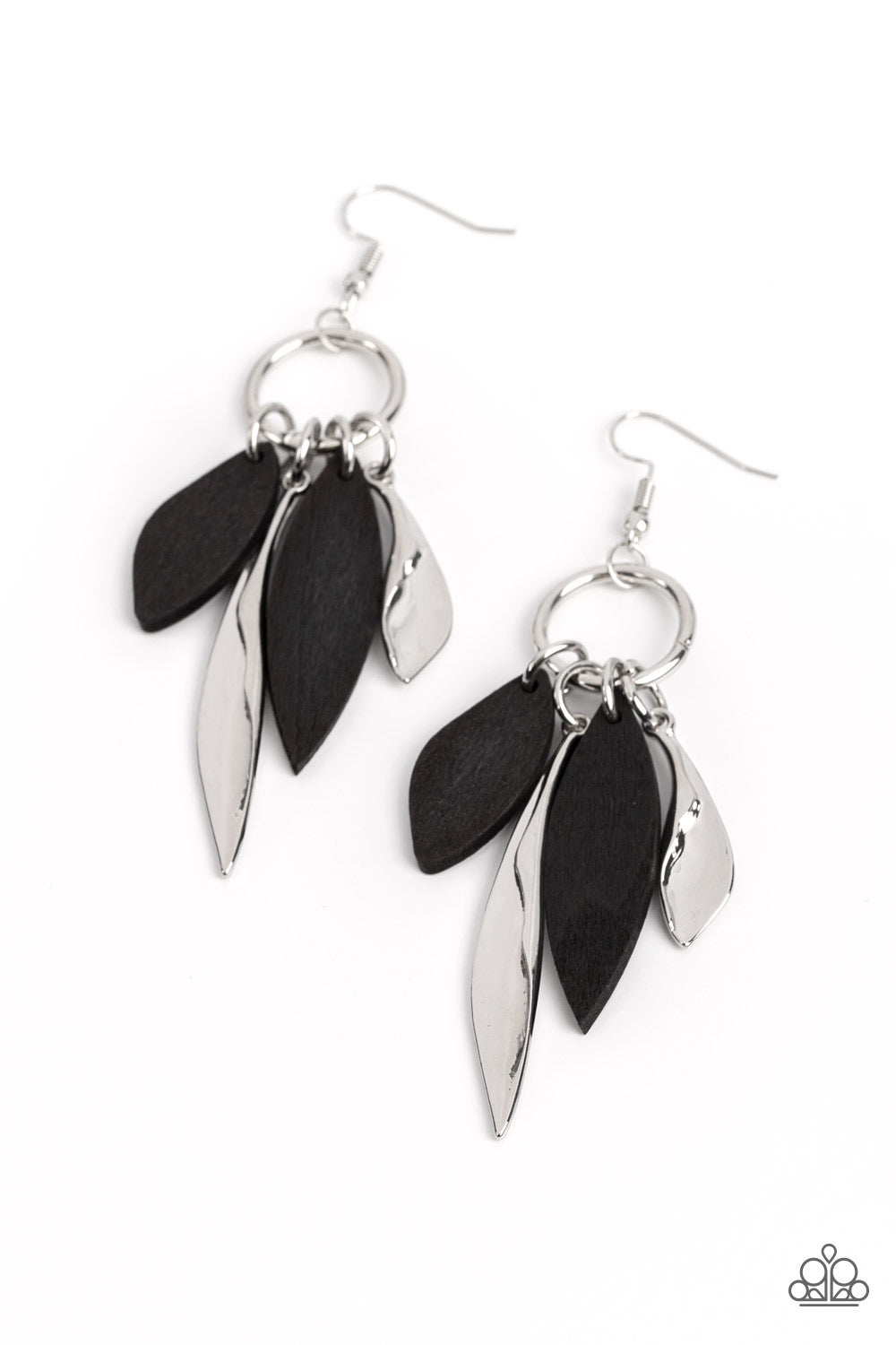 Paparazzi Primal Palette - Black Earrings 