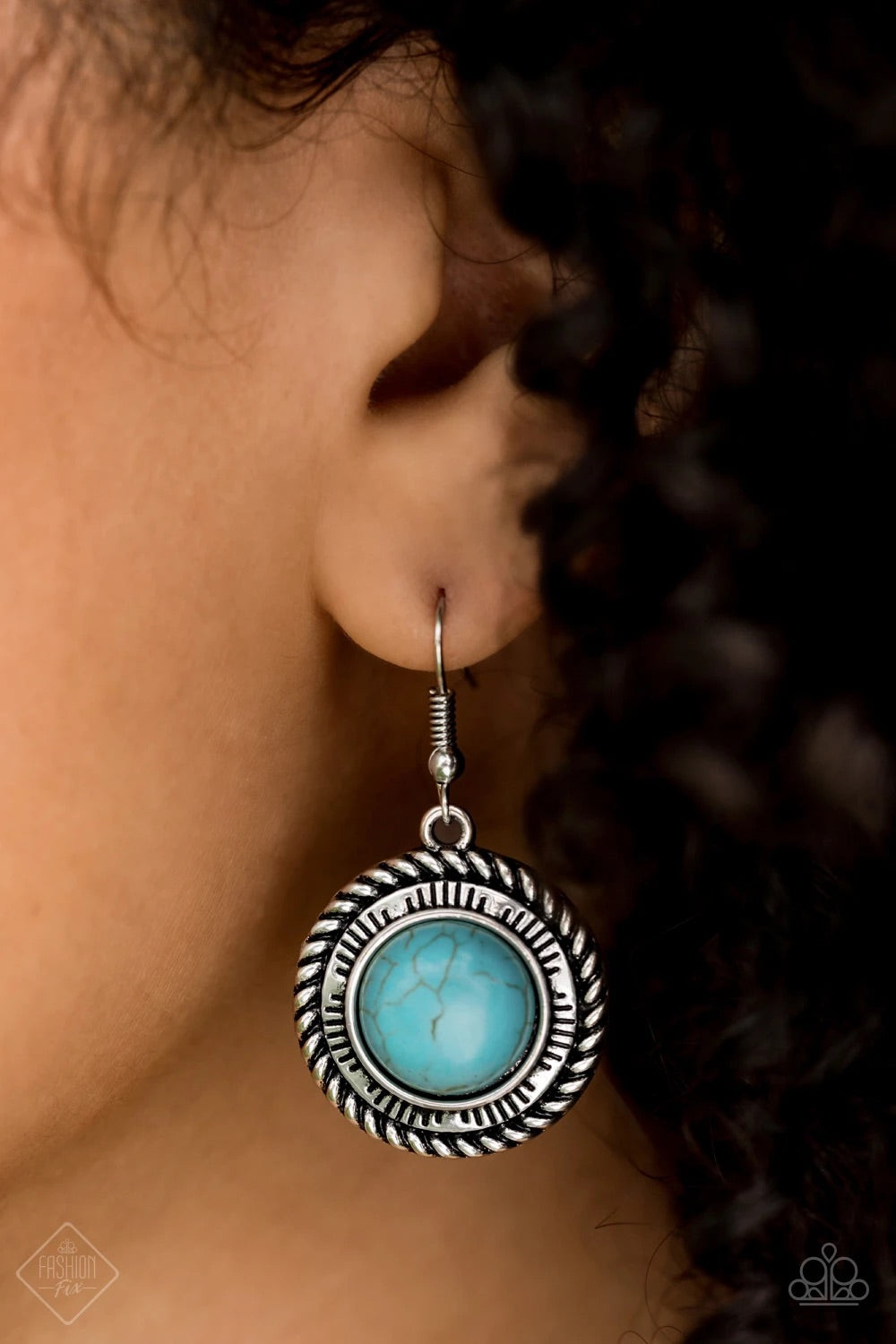 Paparazzi Natural-Born Nomad - Blue Earrings 