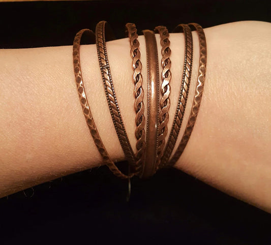 Paparazzi Rattle and Roll - Copper Bracelet 