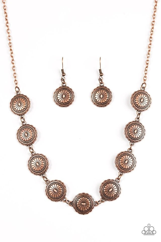 Pleasantly Prairie - Copper Necklace