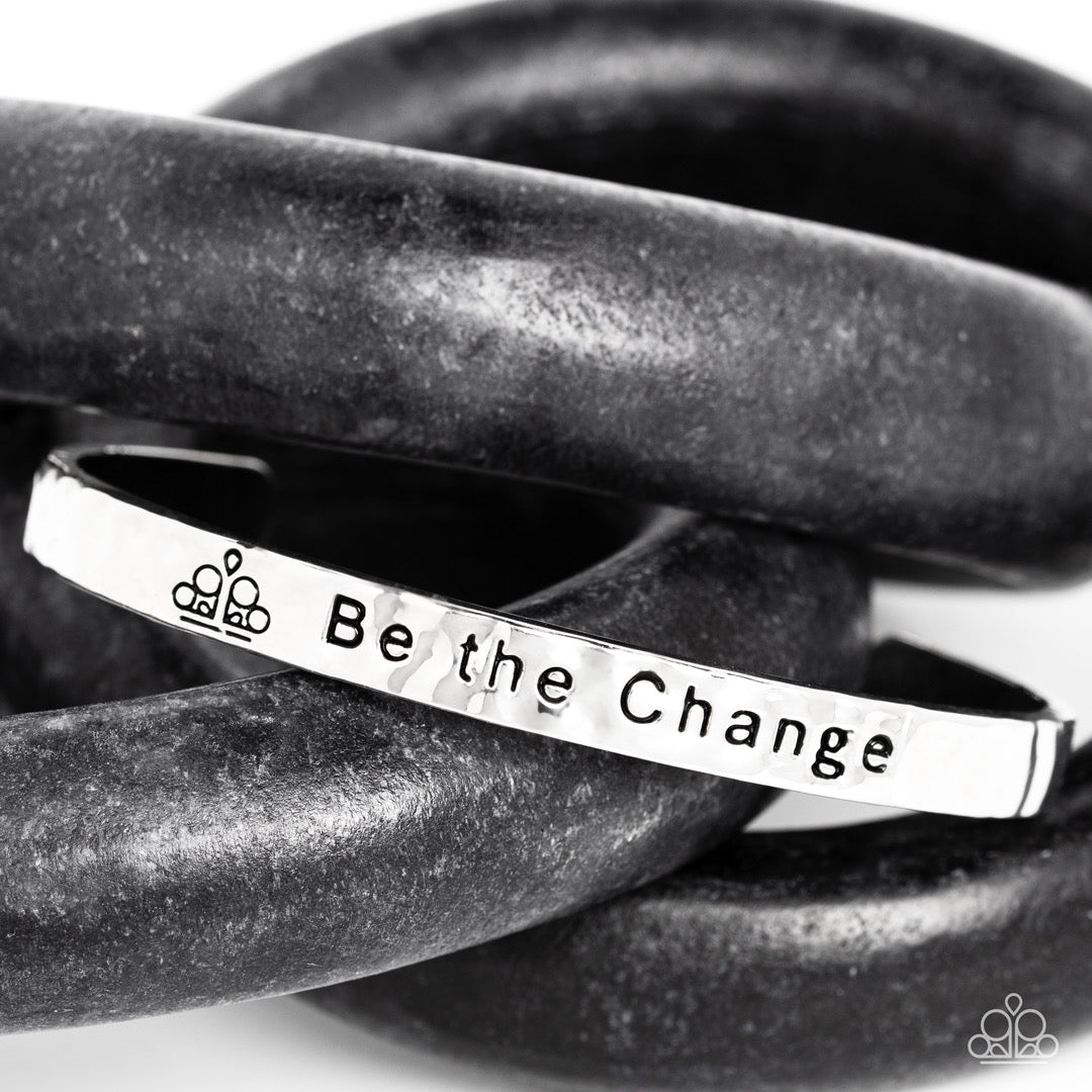 Paparazzi Be The Change - Silver Bracelet