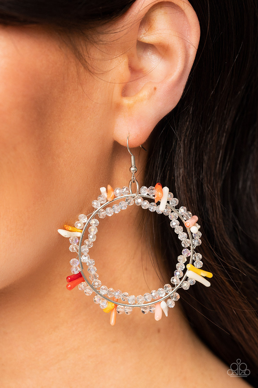 Paparazzi Ocean Surf - Multi Earrings 